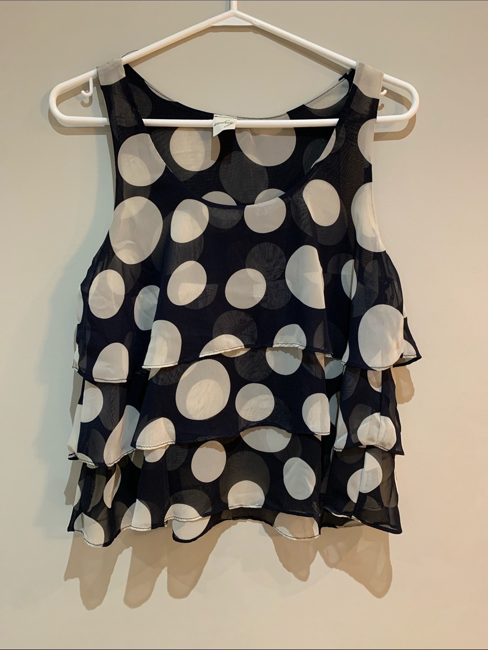Women’s Polka Dot Layered Tank Top